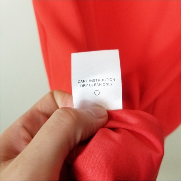 LOVERS + FRIENDS Lazo Blood Orange Midi Dress Leg Slit Asymmetrical Strap US L - Picture 10 of 11